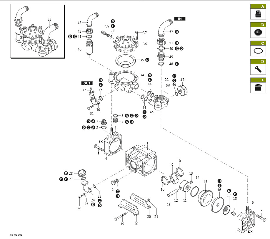 AR 30 · despiece