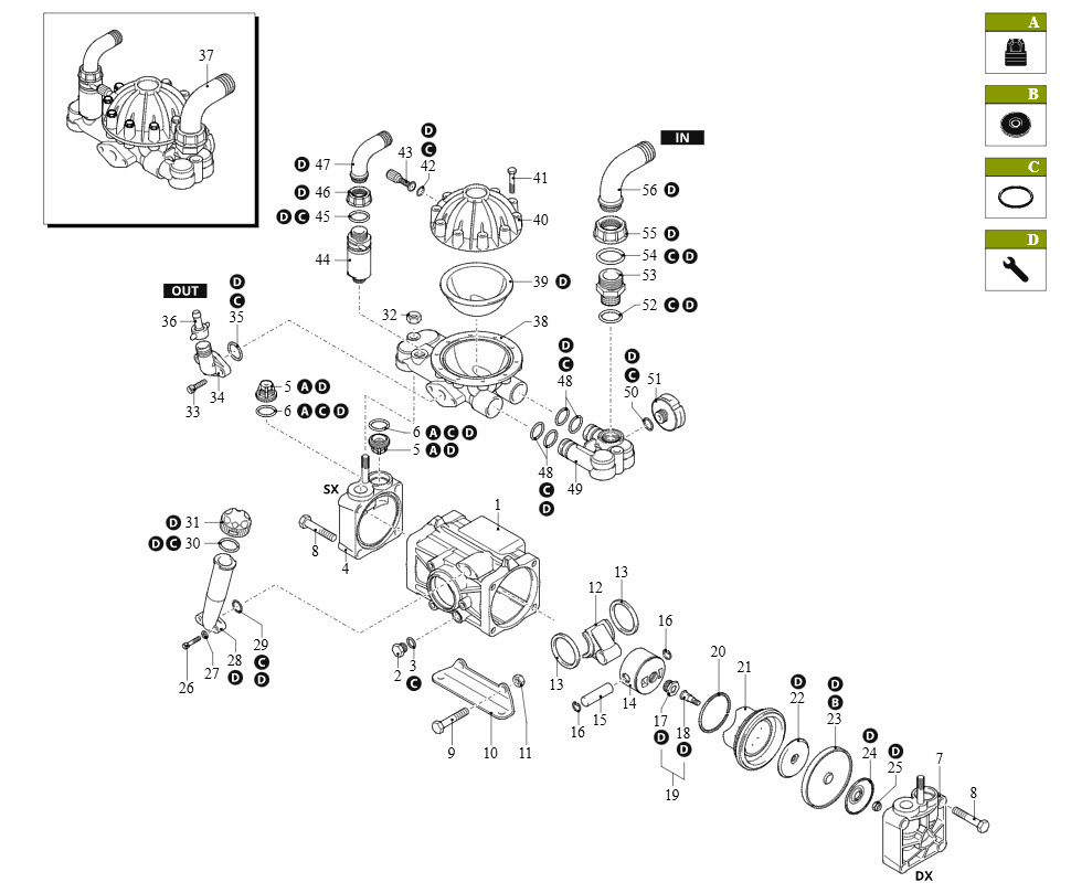 AR 50 · despiece
