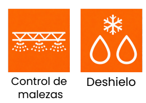 Aplicaciones de AR 145 BP: Control de malezas, Sistemas de deshielo