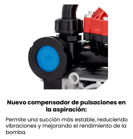 AR 30: Compensador de pulsaciones en la aspiración