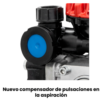 AR 50: Compensador de pulsaciones en la aspiración